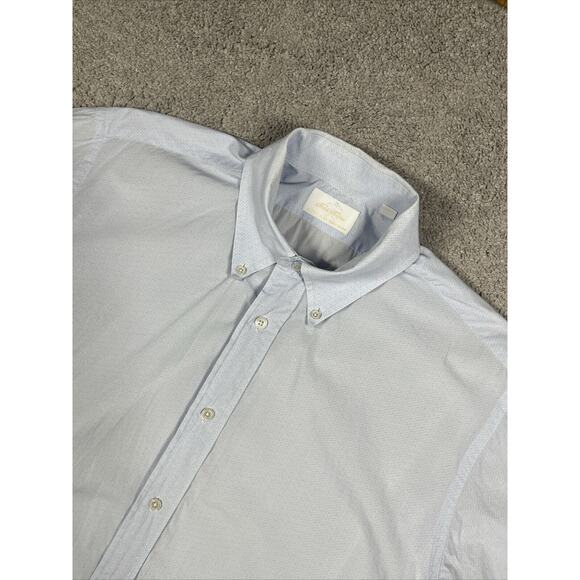 Brooks Brothers Button Down Shirt Mens Extra Large Made In USA Italian Fabric - Picture 1 of 12